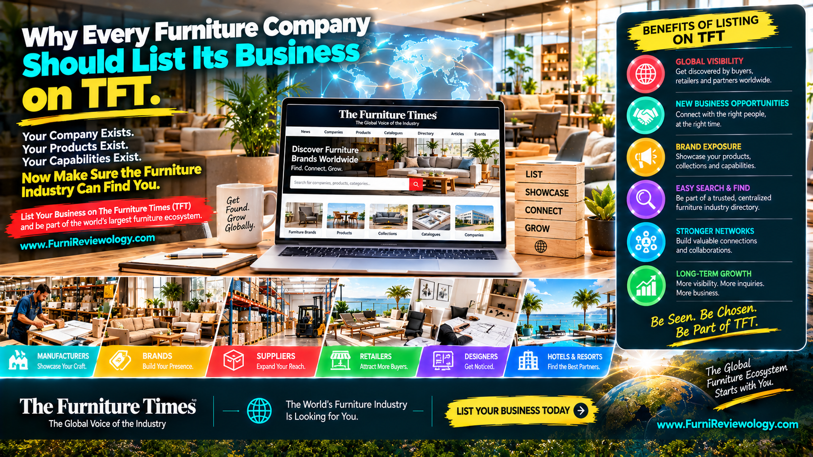 Why Every Furniture Company Should List Its Business on TFT