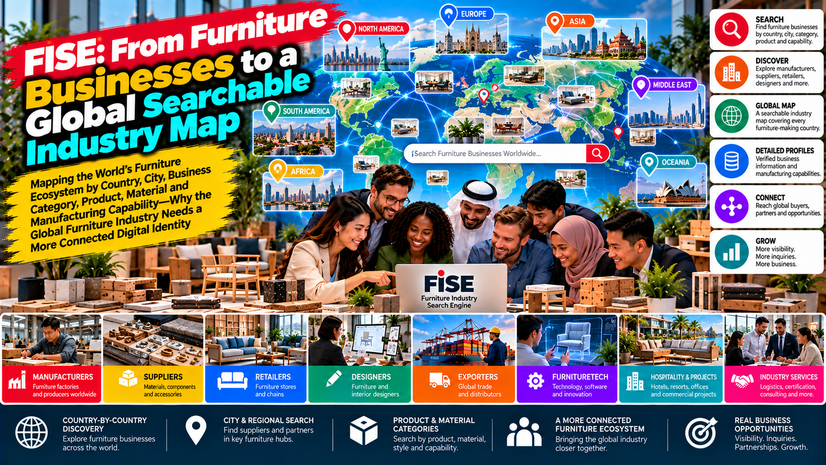 FISE: From Furniture Businesses to a Global Searchable Industry Map