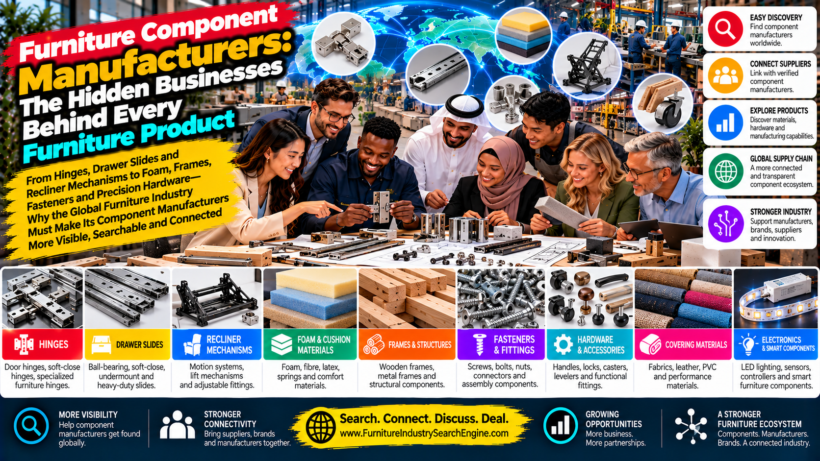 Furniture Component Manufacturers: The Hidden Businesses Behind Every Furniture Product